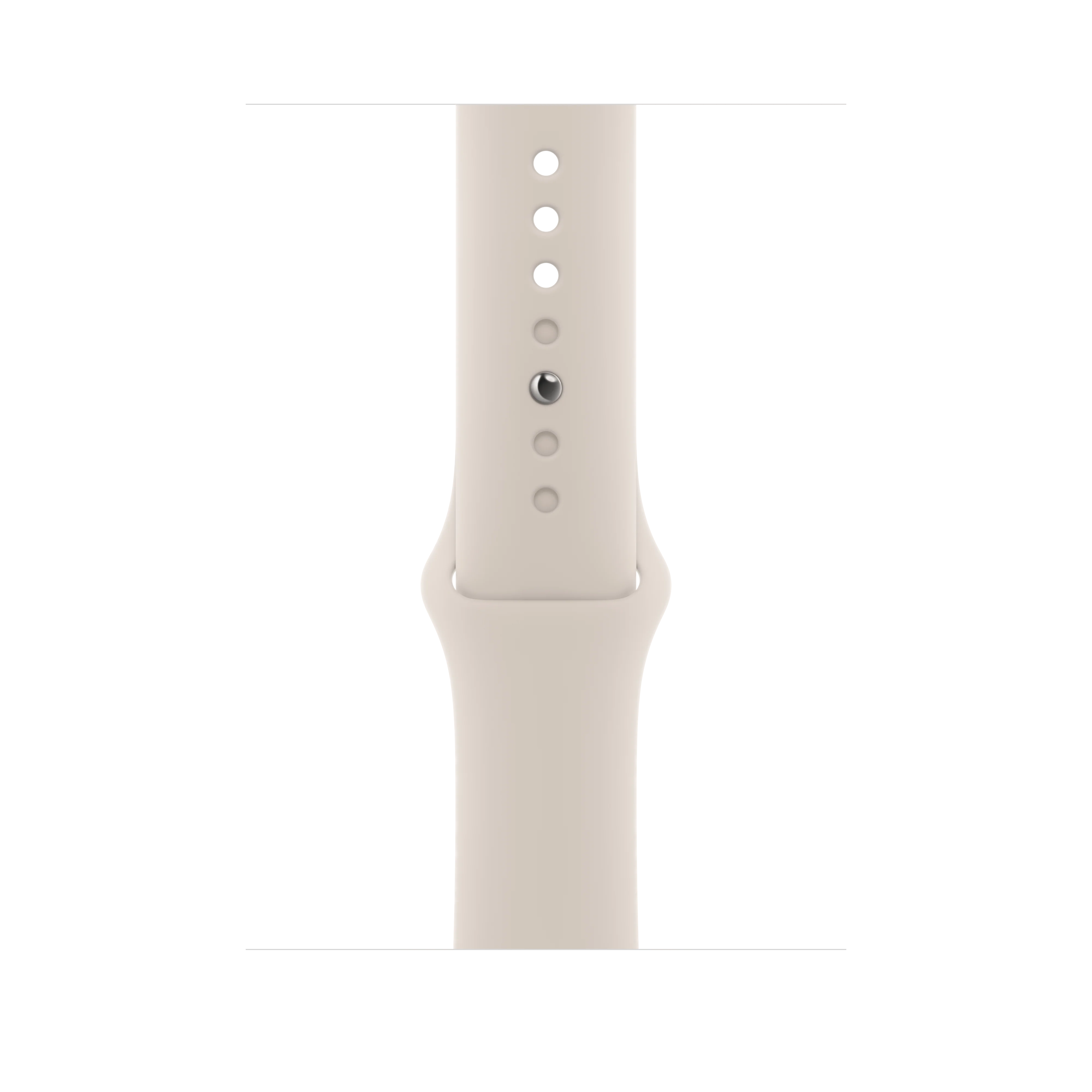 Correa deportiva blanco estelar para caja de 45 mm - M/L