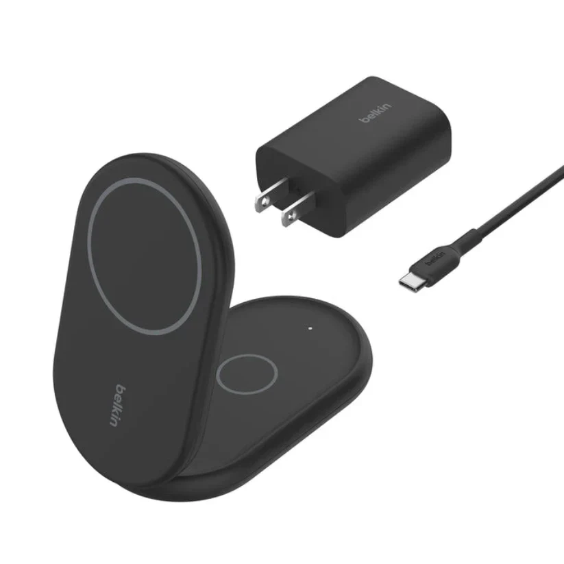 Base de carga Belkin Qi2 2 en 1 plegable 15W - Negro - Image 2