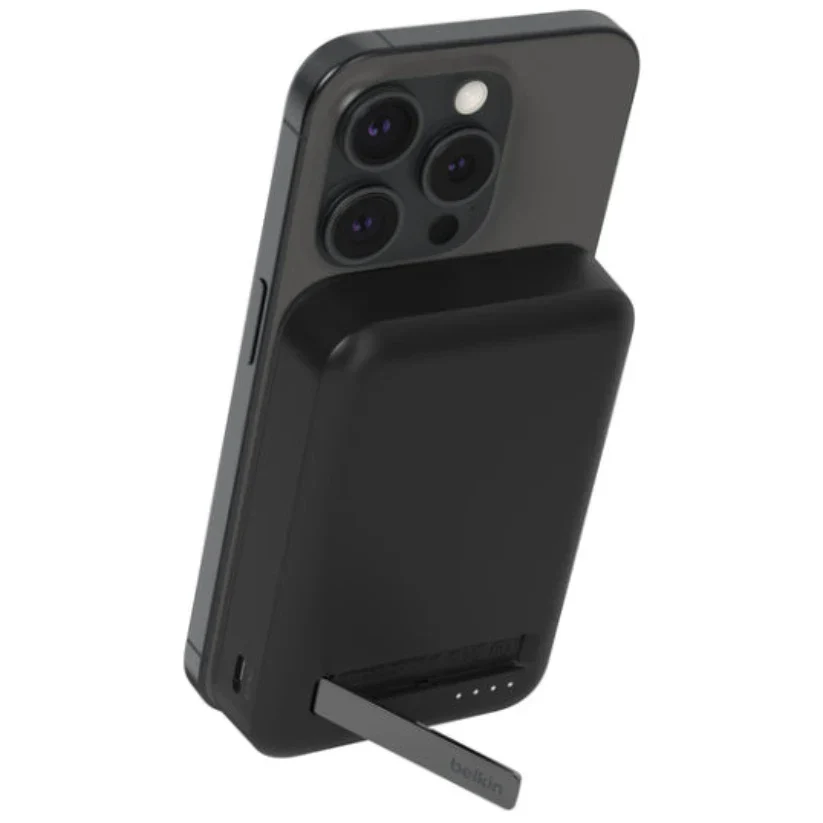 Batería Externa Qi2 10.000 mAh 15W stand - Negro - Image 2