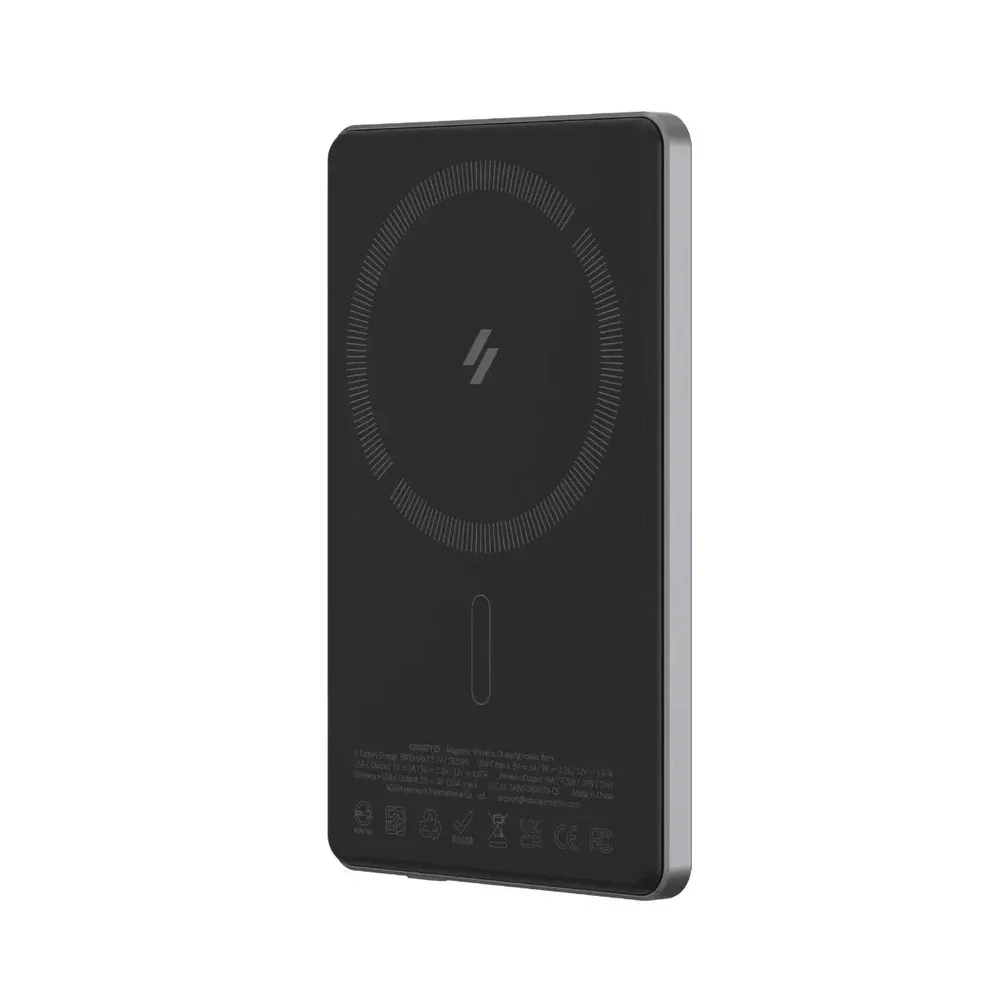 Batería portátil con cargador margético Adam Elements GRAVITY C5 - 5000mAh - Gris - Image 5
