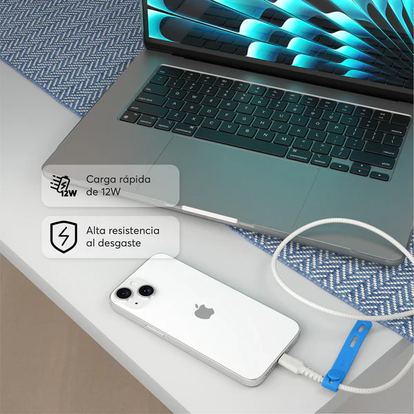 Cable Trenzado NCO PowerLite 1m USB-A a Lightning - Image 4