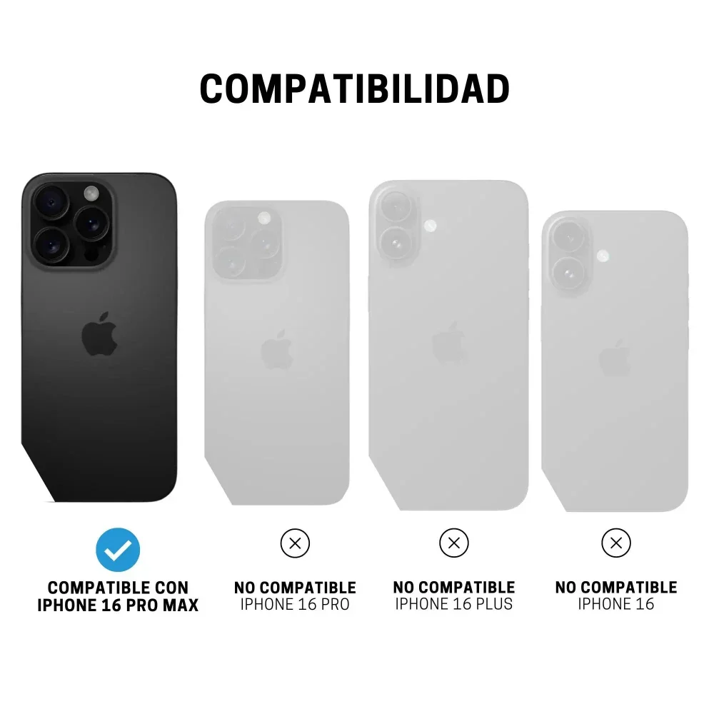 Case ItSkins Hybrid R Clear con MagSafe para iPhone 16 Pro Max - Transparente - Image 10