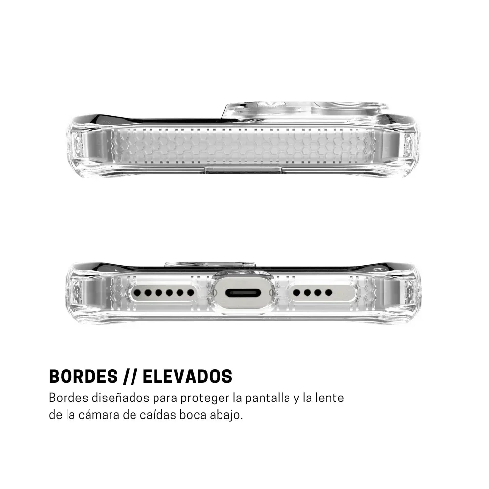 Case ItSkins Hybrid R Clear con MagSafe para iPhone 16 Pro Max - Transparente - Image 4