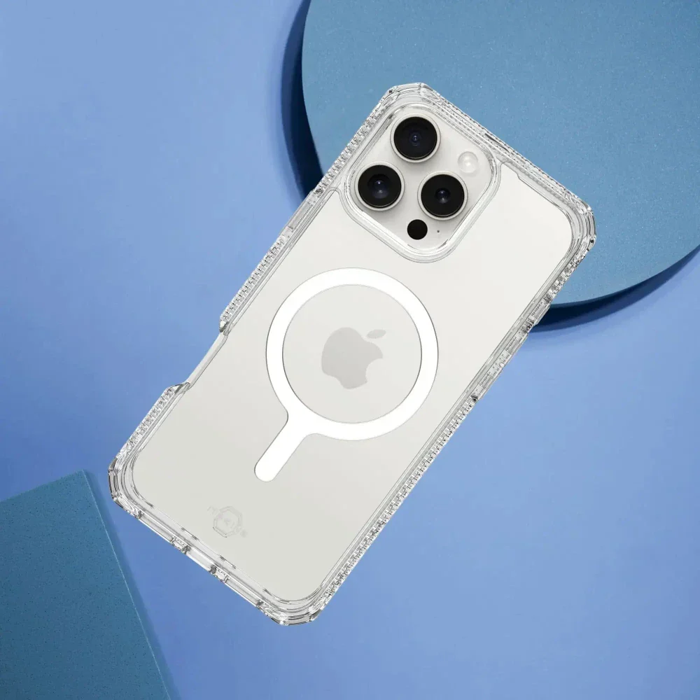 Case ItSkins Hybrid R Clear con MagSafe para iPhone 16 Pro Max - Transparente - Image 9