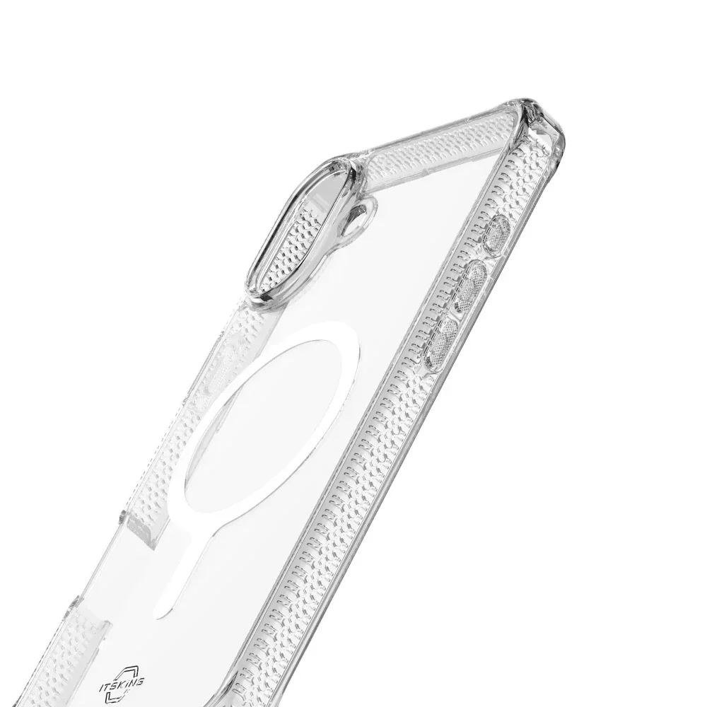 Case ItSkins Hybrid R Clear con MagSafe para iPhone 16 - Transparente - Image 5