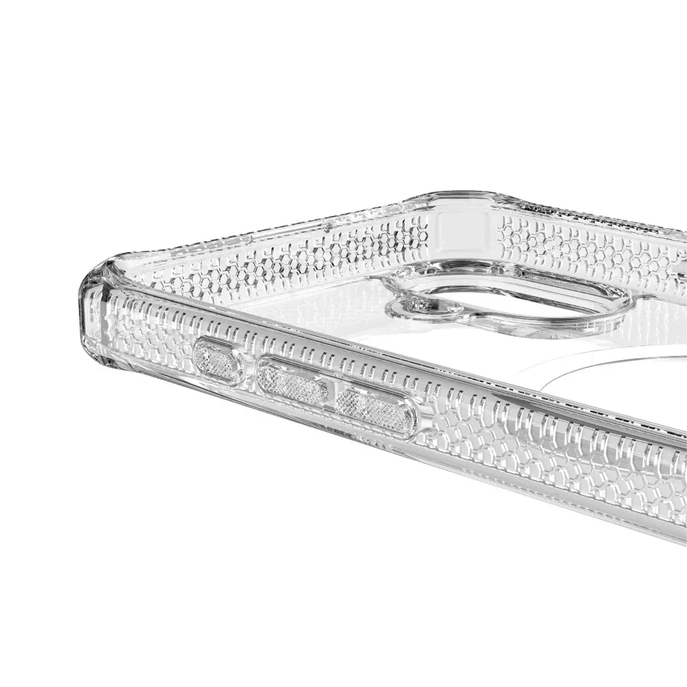 Case ItSkins Hybrid R Clear con MagSafe para iPhone 16 - Transparente - Image 6