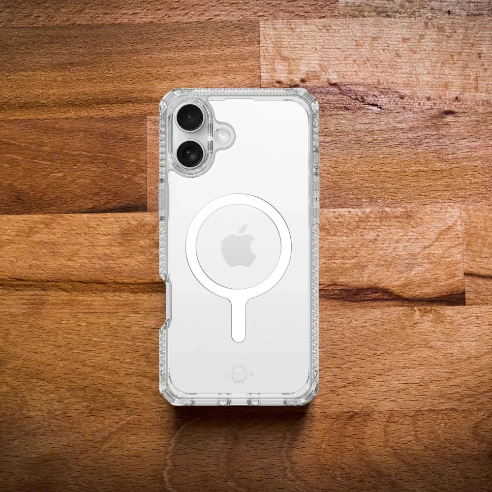 Case ItSkins Hybrid R Clear con MagSafe para iPhone 16 - Transparente - Image 9
