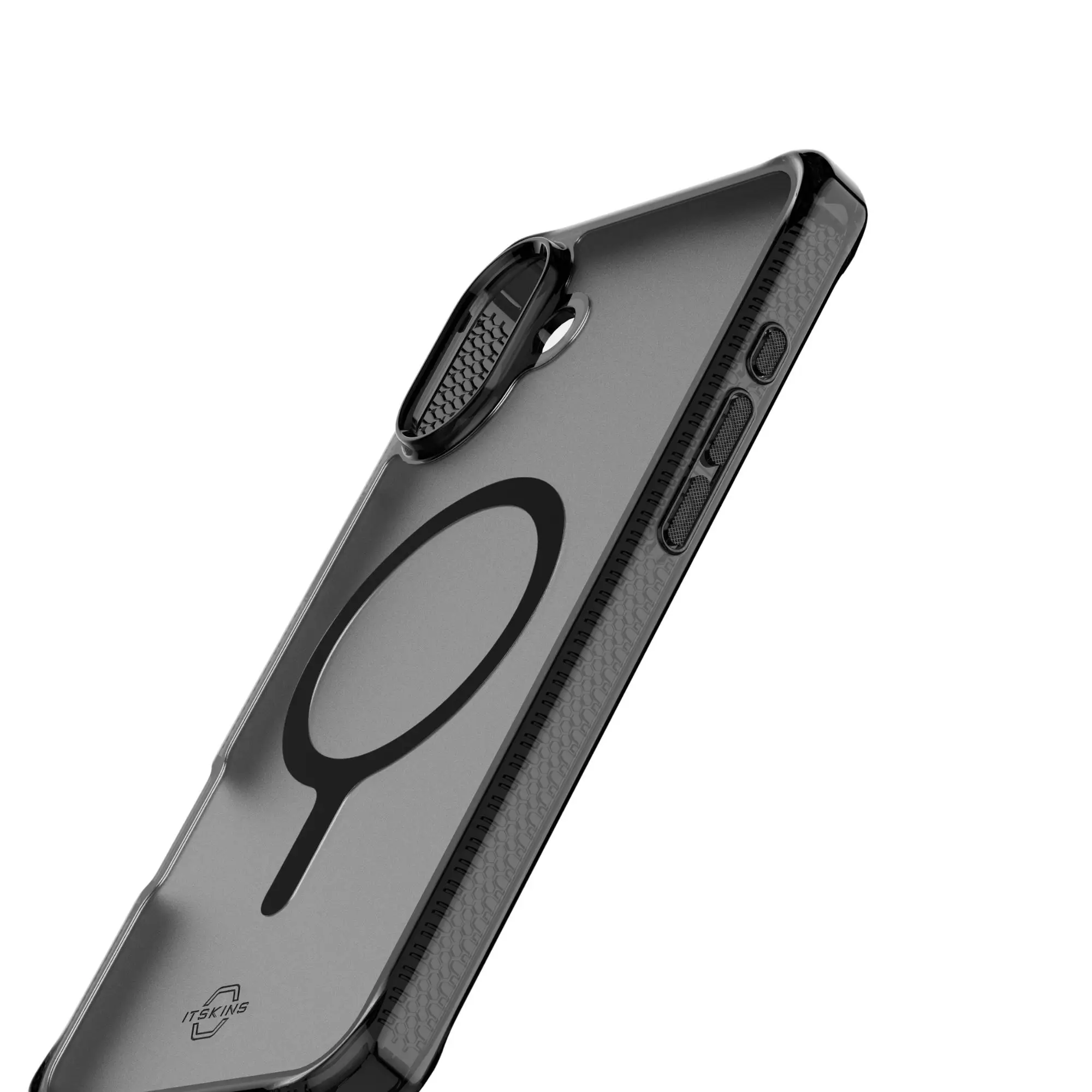 Case ItSkins Hybrid R Vapor con MagSafe para iPhone 16 - Negro - Image 5