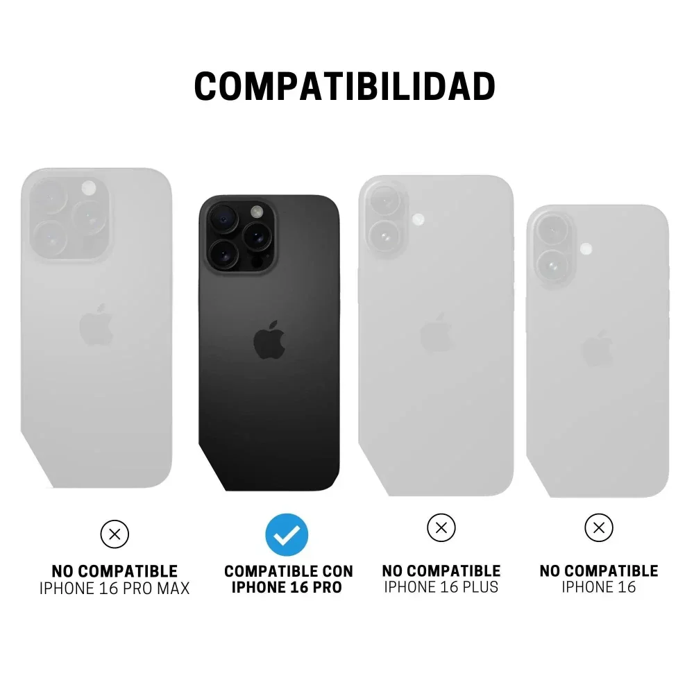Case ItSkins Hybrid R Vapor con MagSafe para iPhone 16 Pro - Negro - Image 10