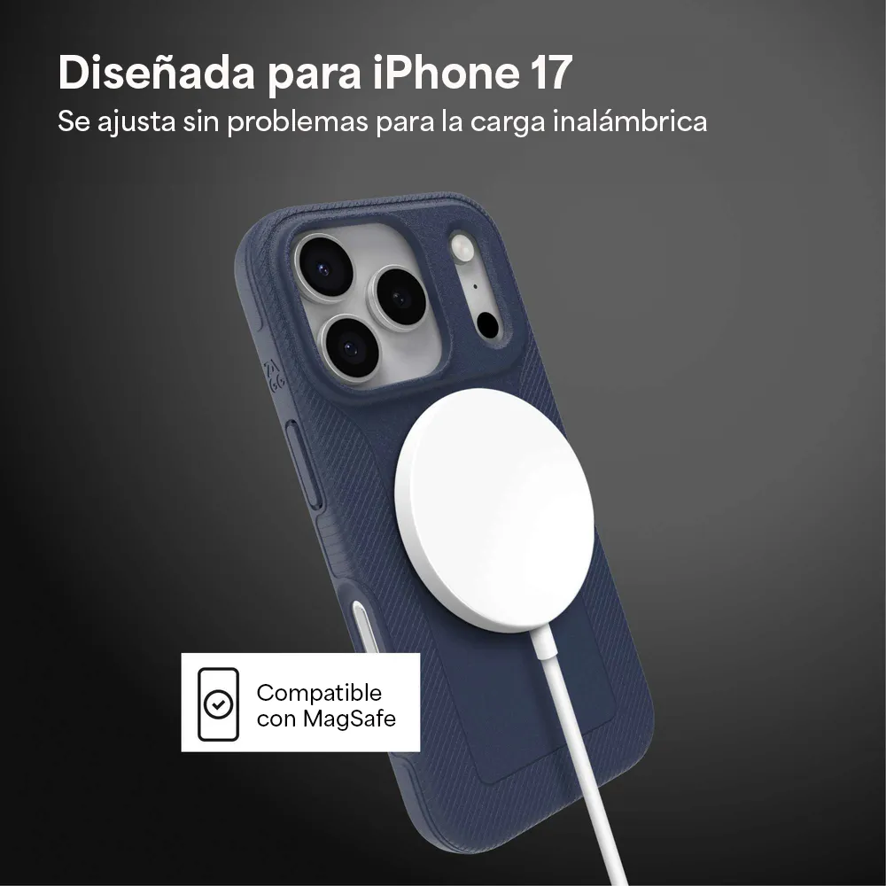 Case ZAGG Luxe con MagSafe para iPhone 17 Azul Marino - Image 9