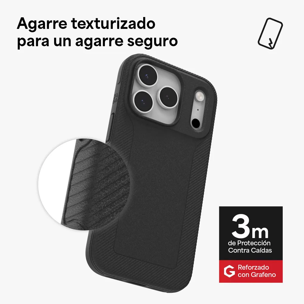 Case ZAGG Luxe con MagSafe para iPhone Series 17 - Negro - Image 10