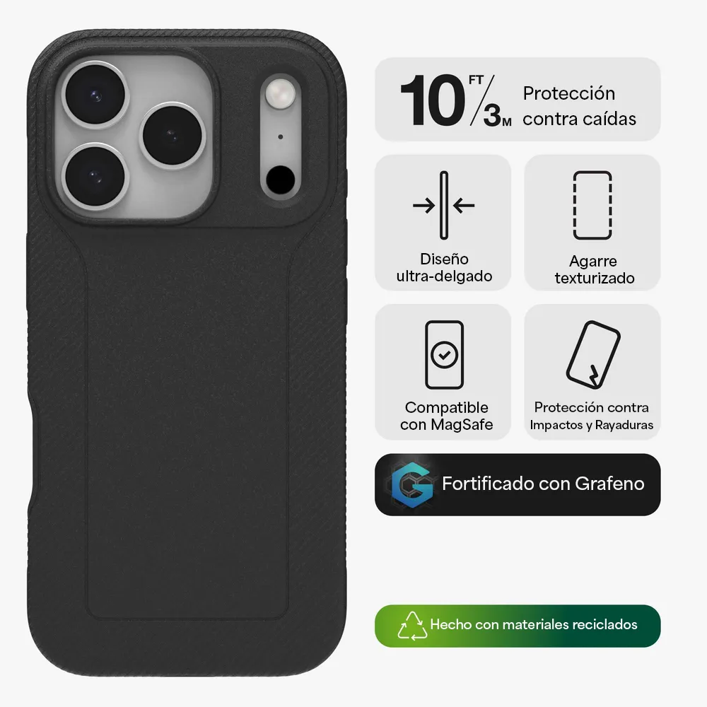 Case ZAGG Luxe con MagSafe para iPhone Series 17 - Negro - Image 15