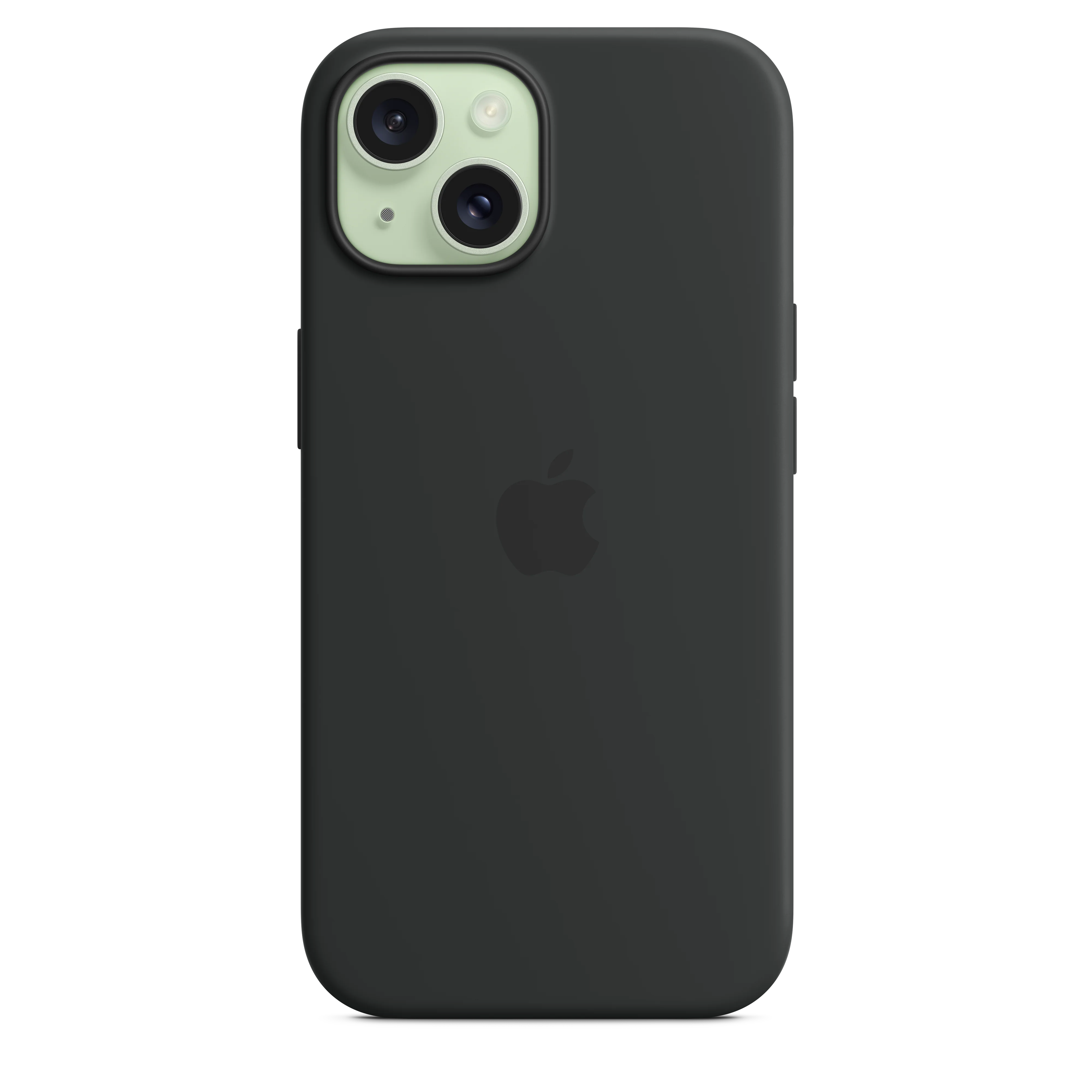 Funda de silicón con MagSafe para el iPhone 15 - Negro - Image 4
