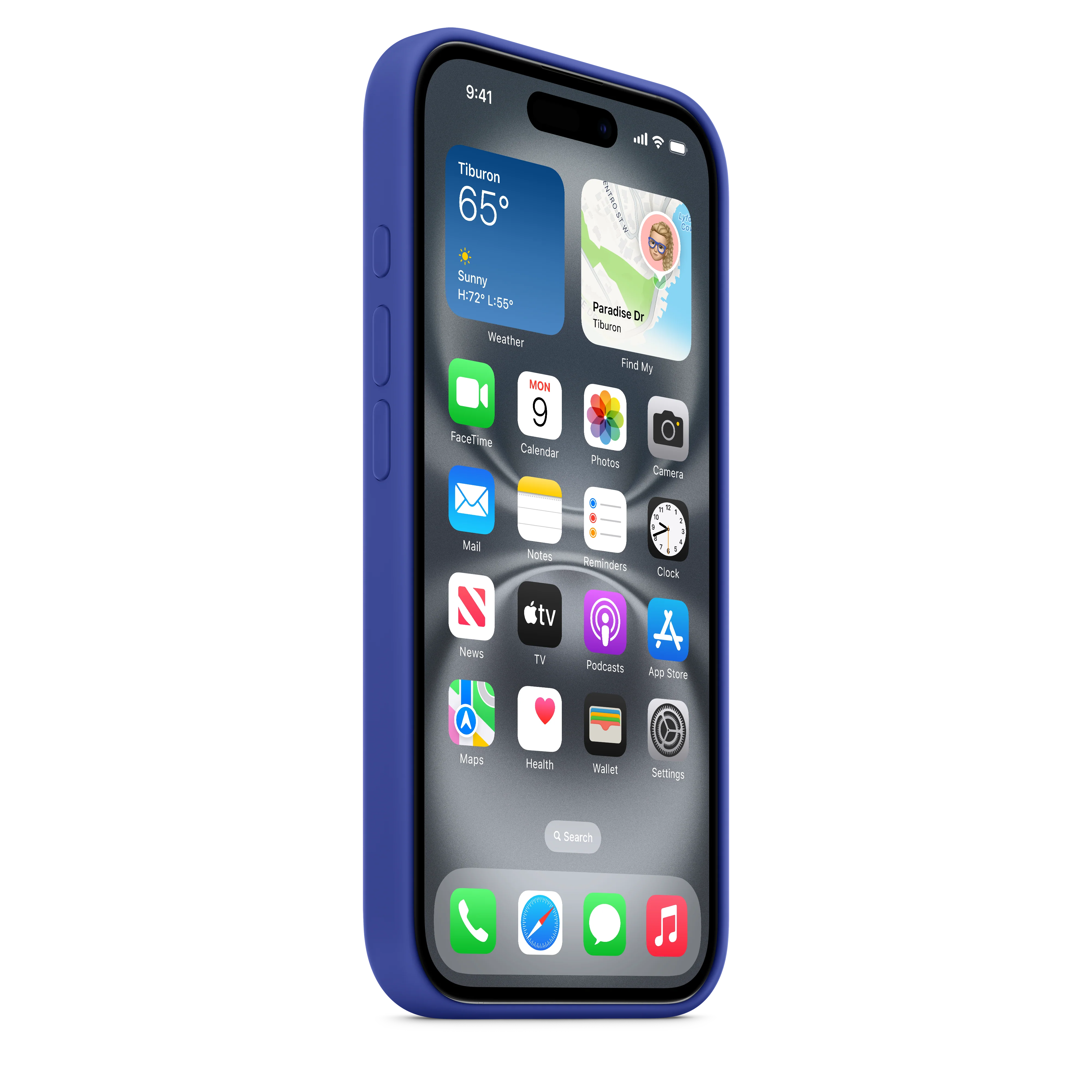 Funda de silicón con MagSafe para el iPhone 16 - Color ultramarino - Image 5