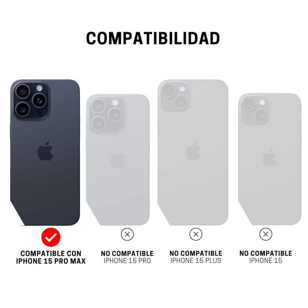 ItSkins Case Spectrum R Clear para iPhone 15 Pro Max - Gris - Image 11