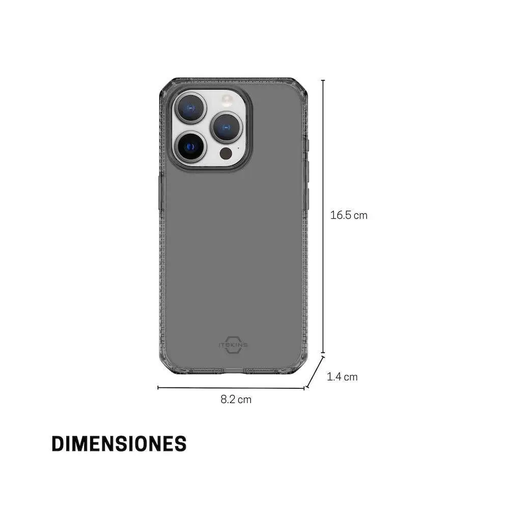 ItSkins Case Spectrum R Clear para iPhone 15 Pro Max - Gris - Image 12