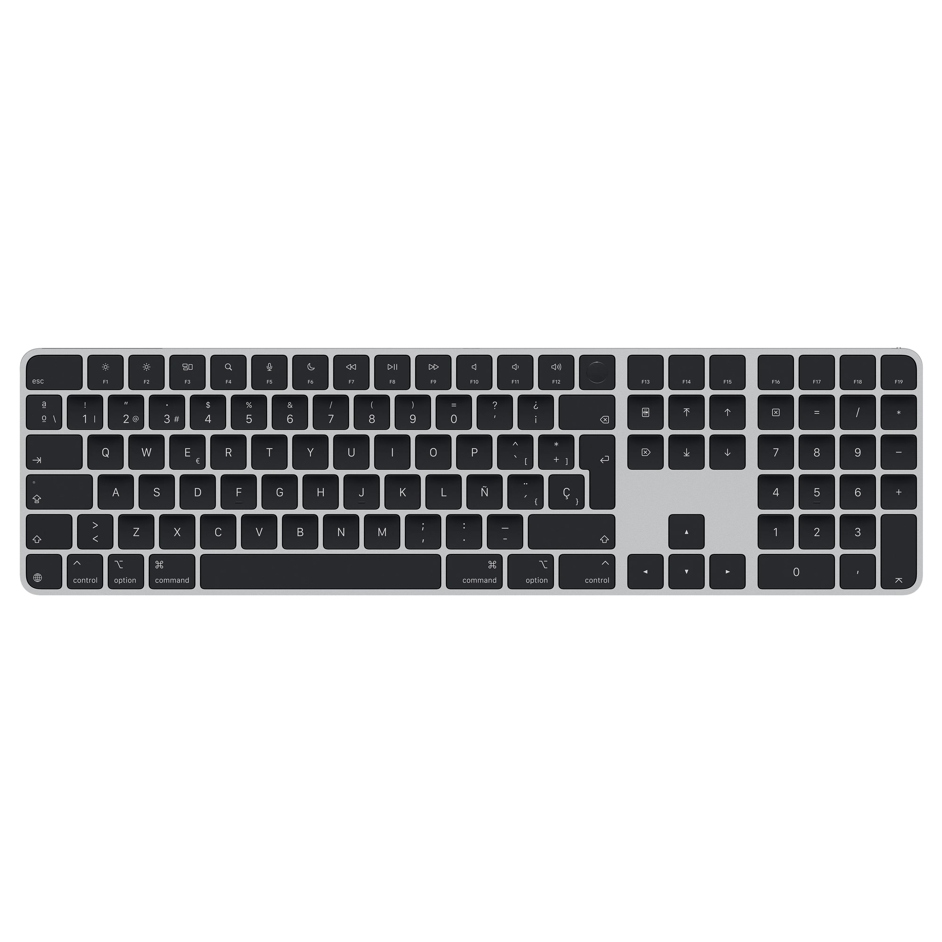 Magic Keyboard con Touch ID y teclado numérico para modelos de Mac con chip de Apple (USB‑C) - Español - Teclas negras