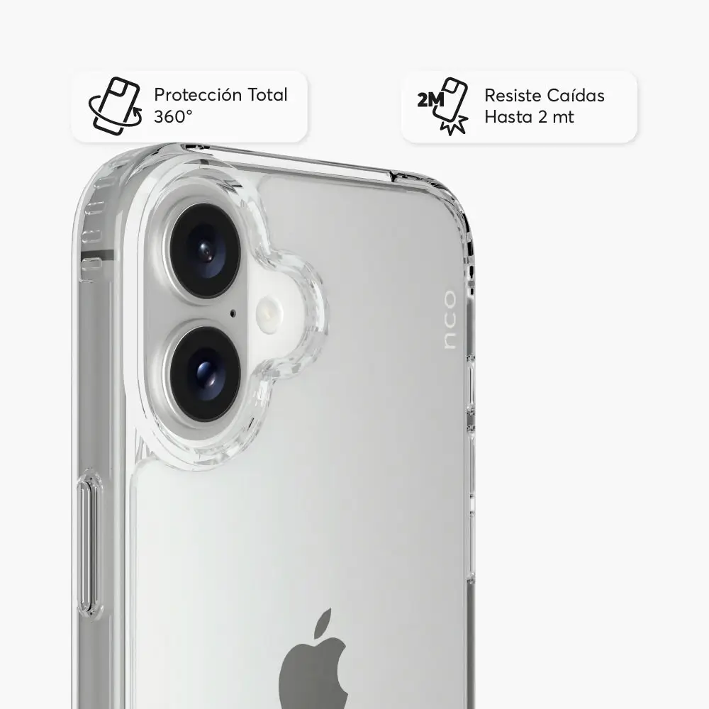 SafeCase Clear NCO para iPhone 16 Series - Image 14